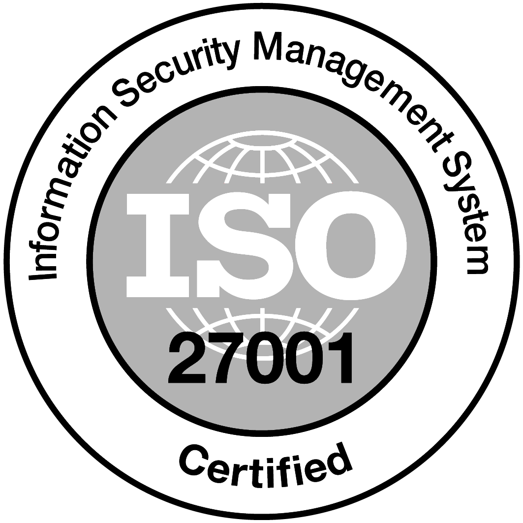 7 ISO certifications including ISO27001